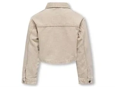 Kids ONLY twill jakke feather gray